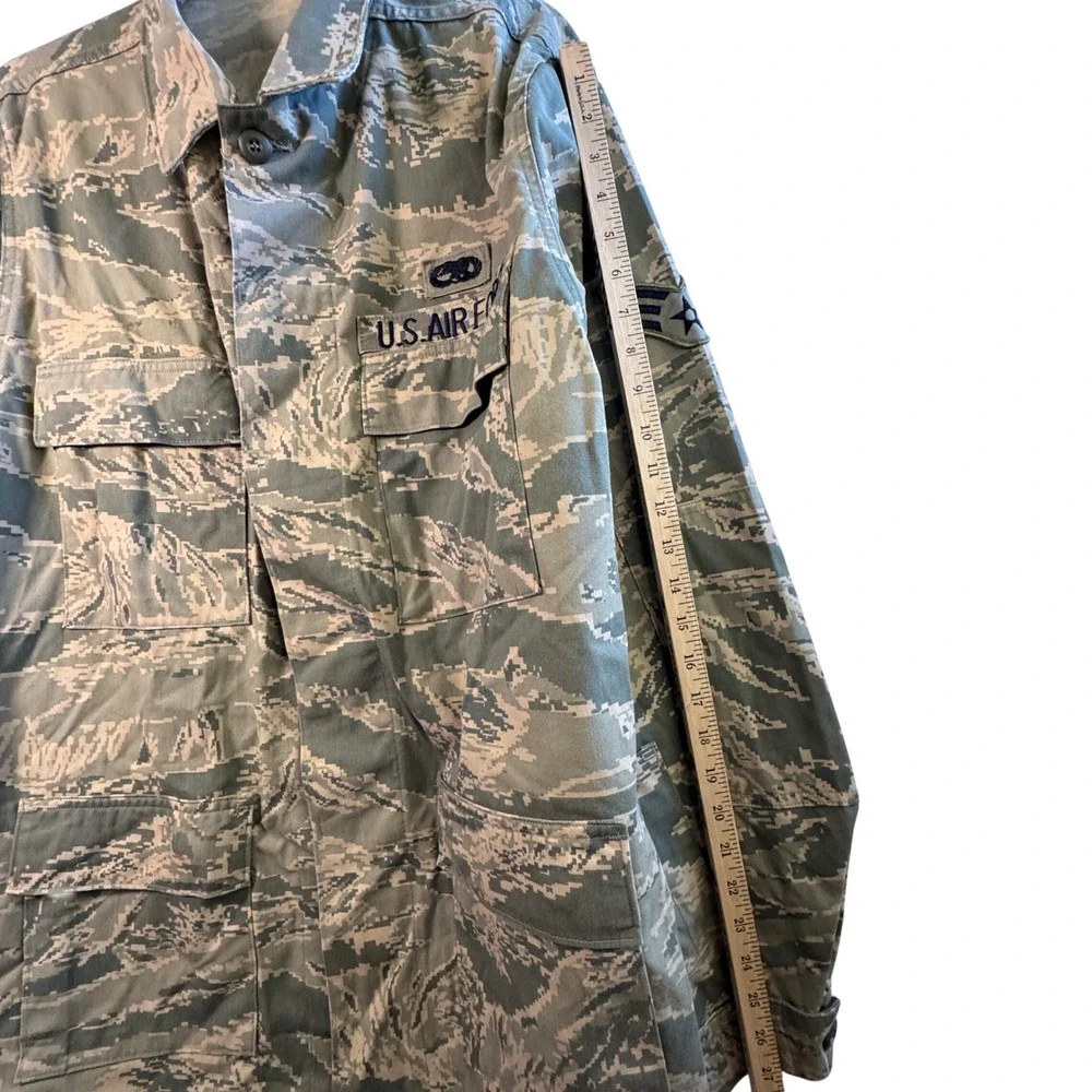 US Air Force‎ Utility Jacket Digital Tiger Stripe Camo Military Coat Mens M DSCP